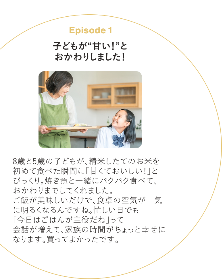 Episode 1: 今日は5分づきにしてみる？